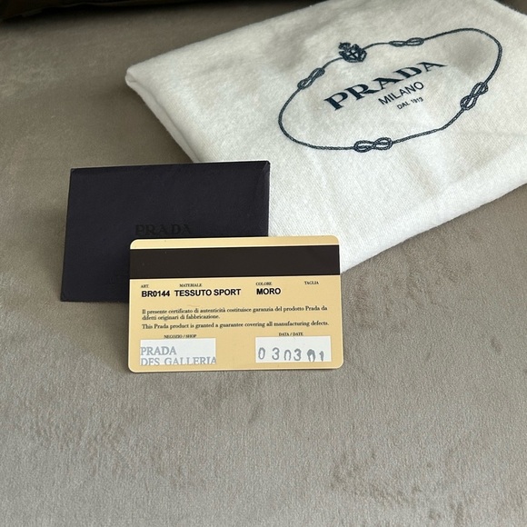 PRADA Tessuto Bag Khaki Green - Picture 13 of 13